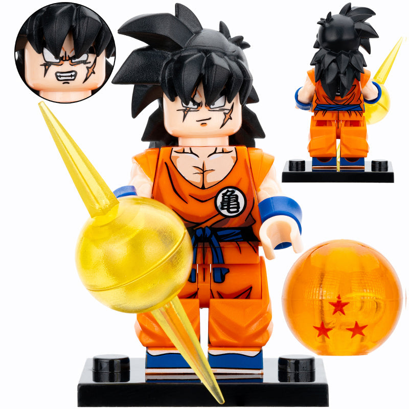 Yamcha from Dragon Ball Z Custom Minifigure - Minifigure Bricks