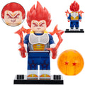 Vegeta from Dragon Ball Z Custom Minifigure - Minifigure Bricks