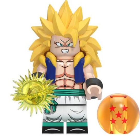 Gotenks from Dragon Ball Z Custom Minifigure - Minifigure Bricks