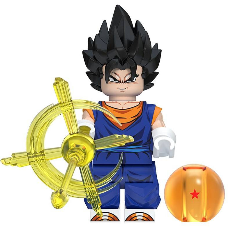 Vegito from Dragon Ball Z Custom Minifigure - Minifigure Bricks