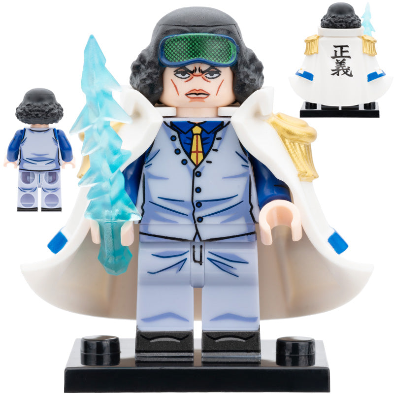 Kuzan Custom One Piece Anime Minifigure - Minifigure Bricks