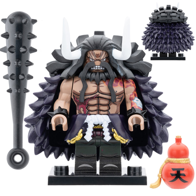 Kaidou Custom One Piece Anime Minifigure - Minifigure Bricks