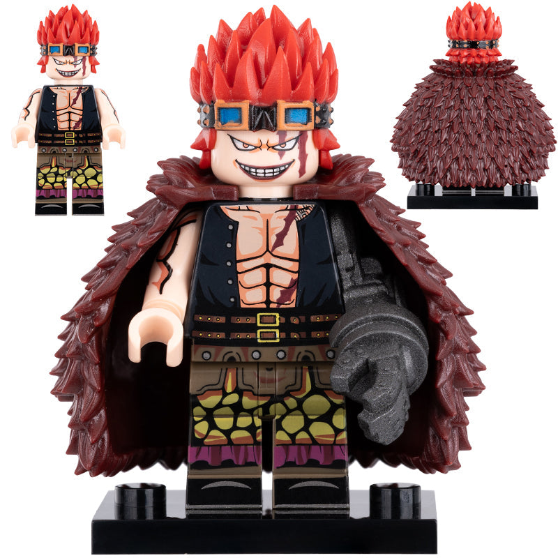 Eustass Kid Custom One Piece Anime Minifigure - Minifigure Bricks