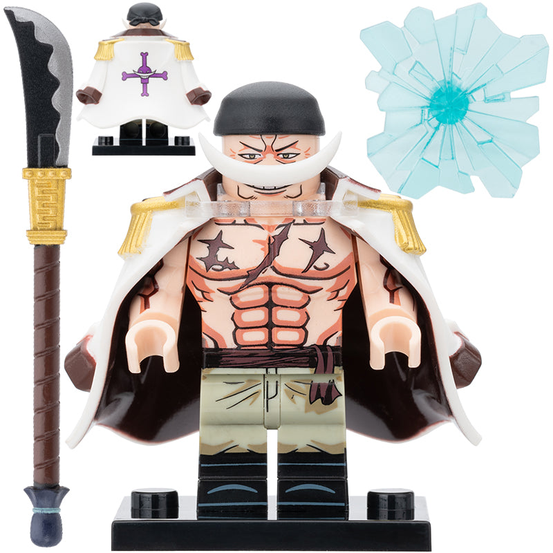 Edward Newgate Custom One Piece Anime Minifigure - Minifigure Bricks