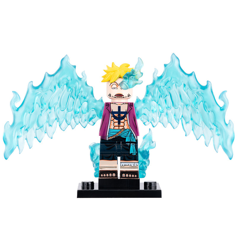 Marco Custom One Piece Anime Minifigure - Minifigure Bricks