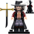 Dracule Mihawk Custom One Piece Anime Minifigure - Minifigure Bricks