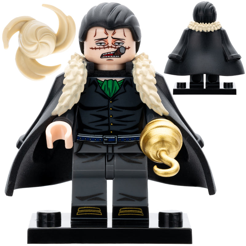 Crocodile Custom One Piece Anime Minifigure - Minifigure Bricks