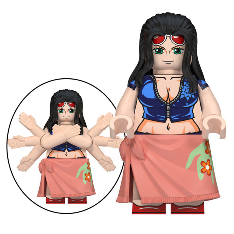 Nico Robin Custom One Piece Anime Minifigure - Minifigure Bricks