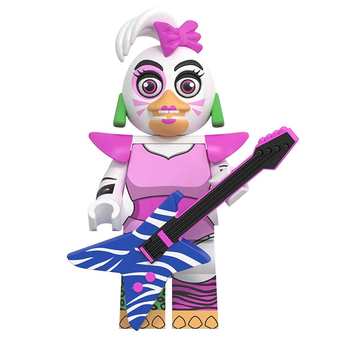 Glamrock Chica From Five Nights at Freddy's Custom Horror Minifigure