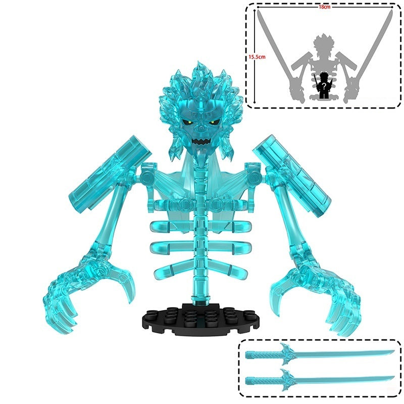 Susanoo Light Blue Custom Anime Large Minifigure