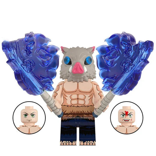 Inosuke Hashibira From Demon Slayer Custom Anime Minifigure
