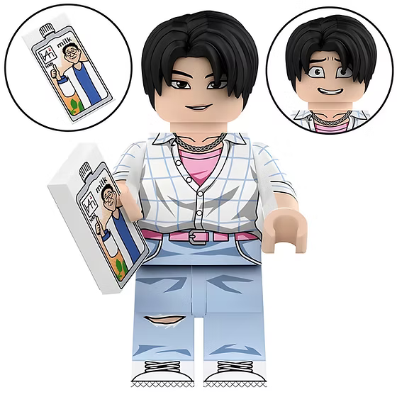 Jinu Custom KPop Demon Hunters Minifigure - Minifigure Bricks