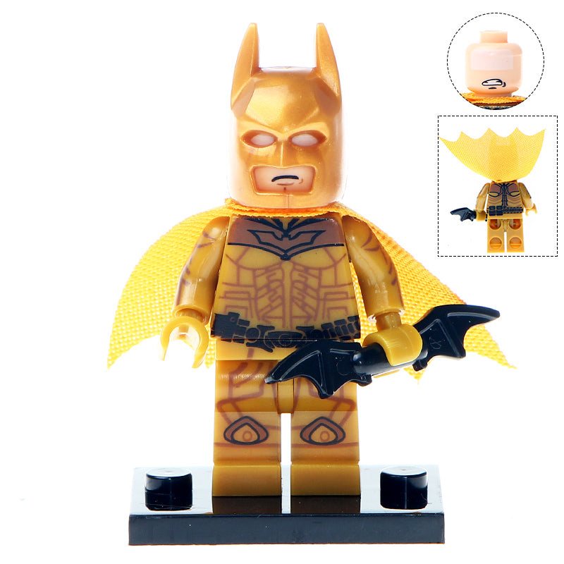 Gold Batman Custom DC Comics Superhero Minifigure - Minifigure Bricks