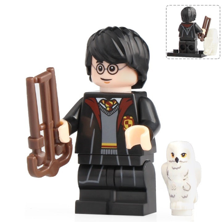 Harry Potter with Owl custom Minifigure - Minifigure Bricks