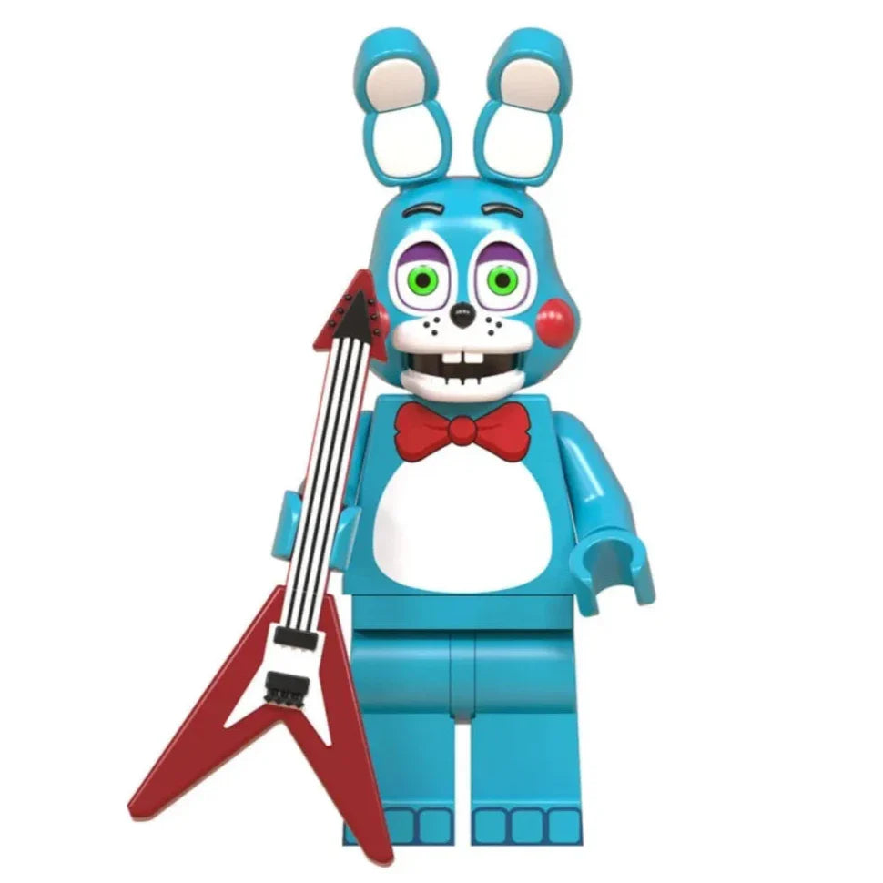 Toy Bonnie from Five Nights at Freddy's Custom Minifigure - Minifigure Bricks