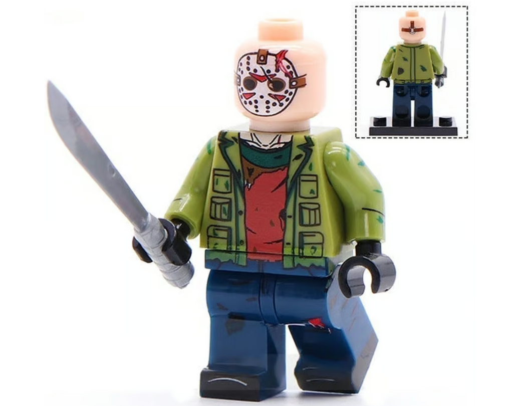 Jason Voorhees Custom Horror Minifigure - Minifigure Bricks