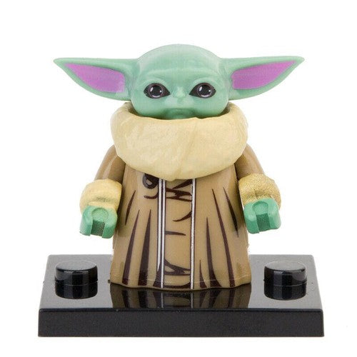 Baby Yoda Grogu custom Star Wars Minifigure - Minifigure Bricks