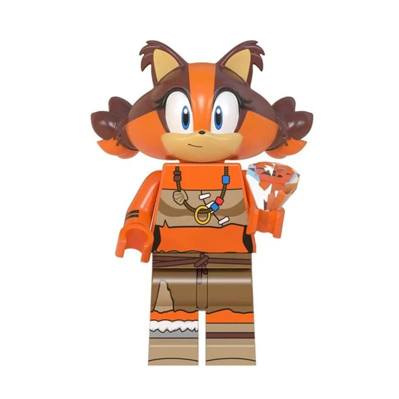 Sticks the Badger from Sonic the Hedgehog Custom Minifigure - Minifigure Bricks