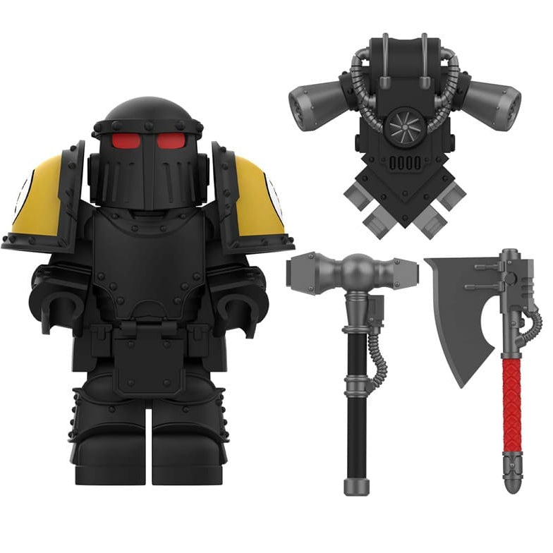 Imperial Fists Veteran From Warhammer 40K Minifigure - Minifigure Bricks