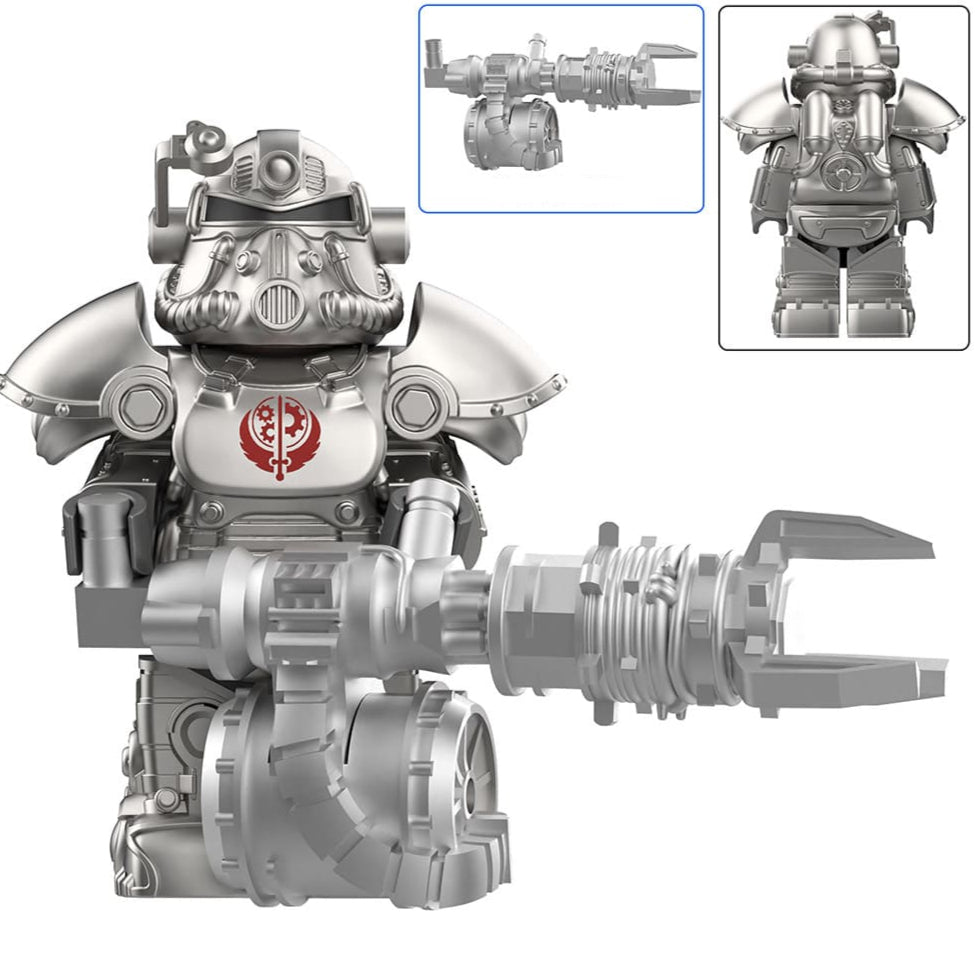 T-51 Power Armor (Brotherhood of Steel) Custom Fallout Minifigure - Minifigure Bricks