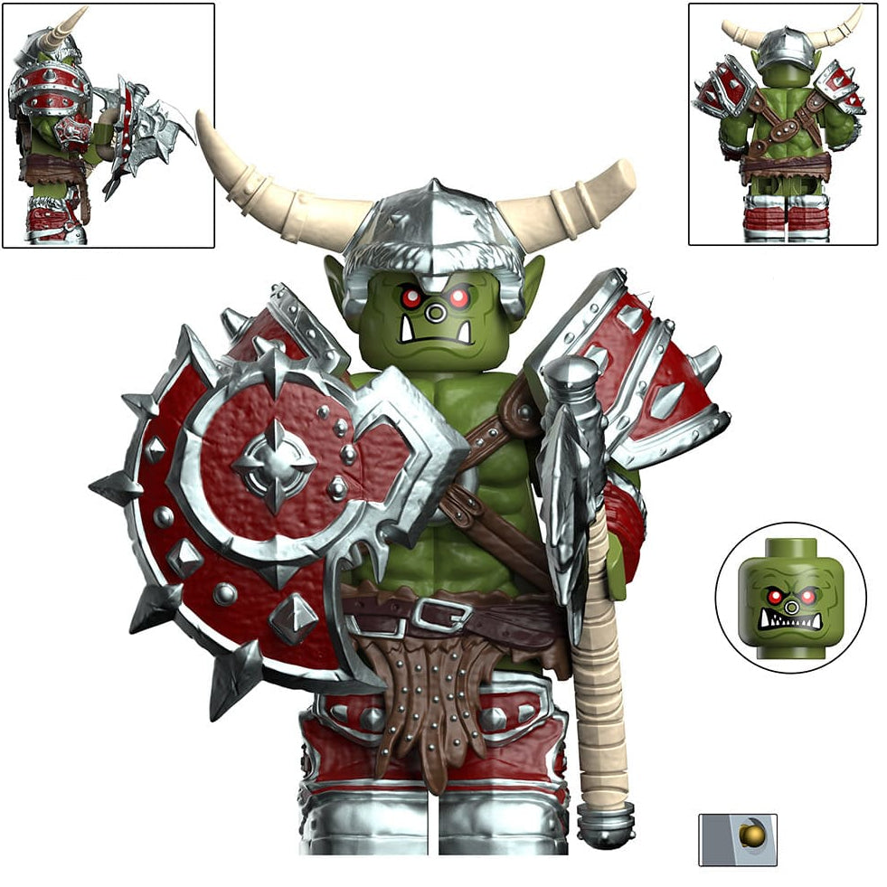 Orc Custom World of Warcraft Minifigure