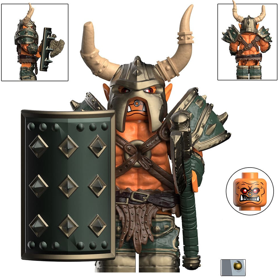 Orc Custom World of Warcraft Minifigure