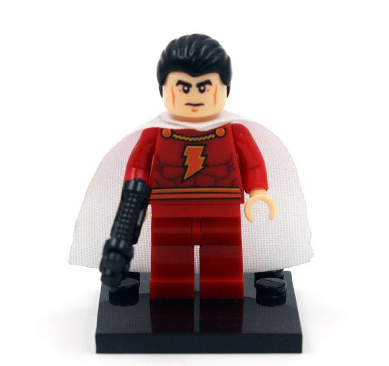 Shazam Captain Marvel DC Comics Superhero Minifigure - Minifigure Bricks