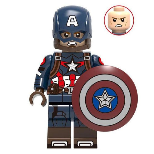 Captain America (Avengers Age of Ultron) Custom Marvel Superhero Minifigure - Minifigure Bricks