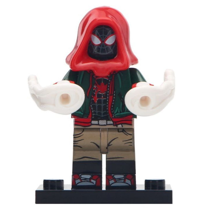 Spider-Man (Miles Morales) Custom Marvel Superhero Minifigure - Minifigure Bricks