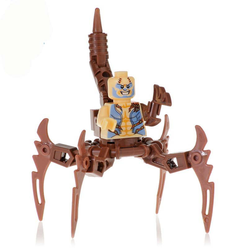 Scorpion (Spider-Man) Custom Marvel Superhero Minifigure - Minifigure Bricks