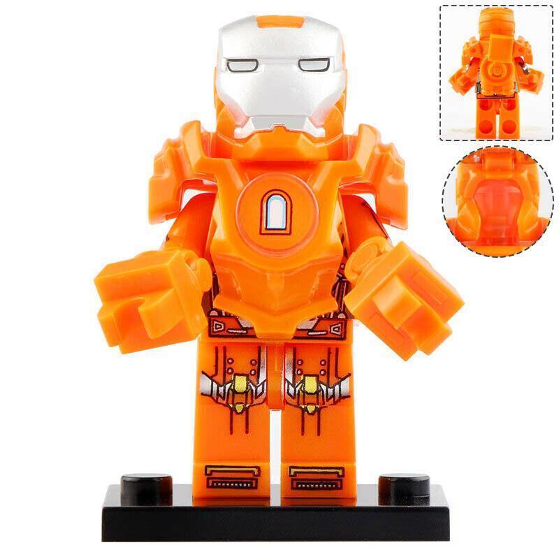 Iron Man Mark 36 Peacemaker Custom Marvel Superhero Minifigure - Minifigure Bricks