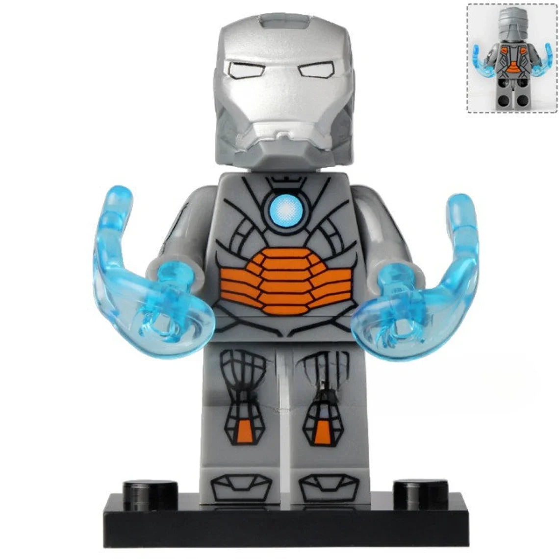 Iron Man Mark 12 Custom Marvel Superhero Minifigure - Minifigure Bricks
