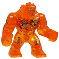 Fire Elemental Custom Marvel Superhero Large Minifigure - Minifigure Bricks