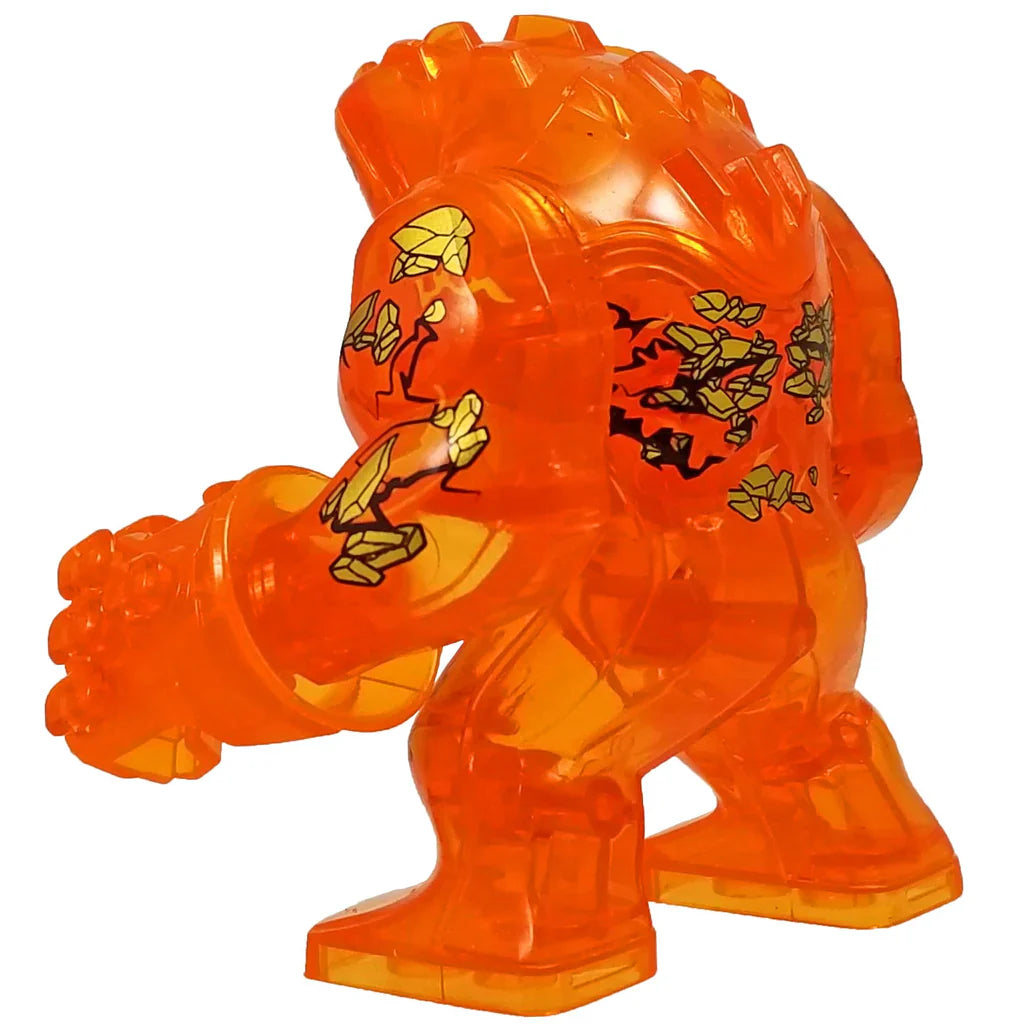 Fire Elemental Custom Marvel Superhero Large Minifigure - Minifigure Bricks