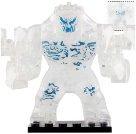 Wind Elemental Custom Marvel Superhero Large Minifigure - Minifigure Bricks