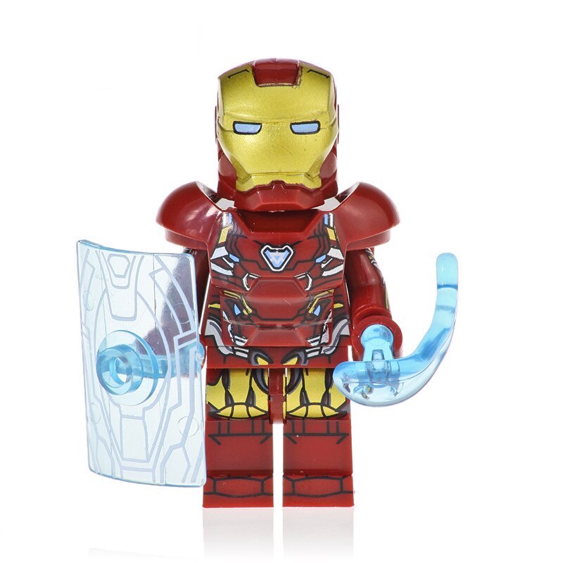 Iron Man Mark 85 Custom Marvel Superhero Minifigure - Minifigure Bricks