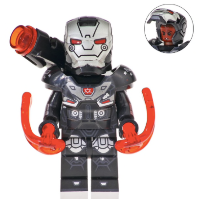 War Machine Custom Marvel Superhero Minifigure - Minifigure Bricks