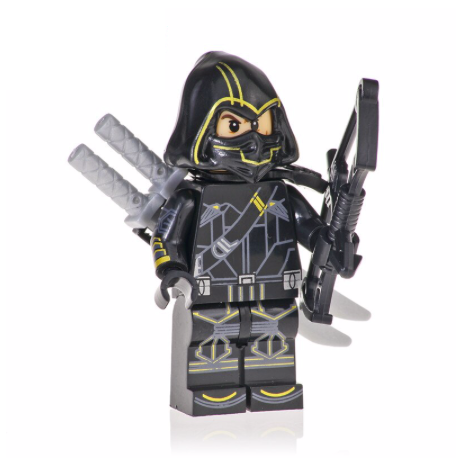 Hawkeye Clint Barton Custom Marvel Superhero Minifigure - Minifigure Bricks