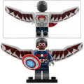 Captain America (Falcon) Custom Marvel Superhero Minifigure - Minifigure Bricks