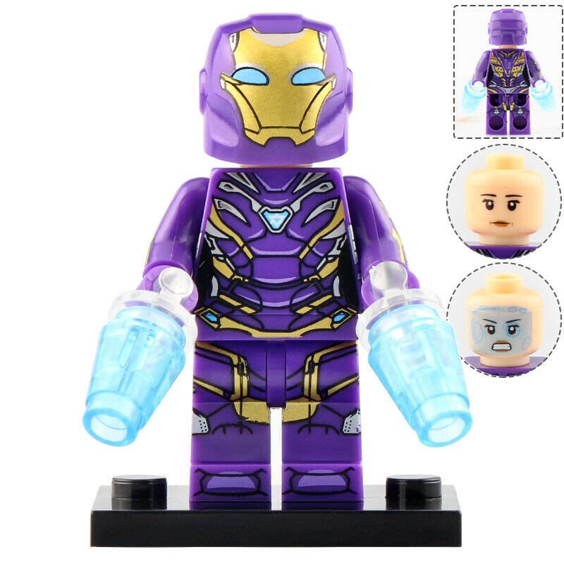 Pepper Potts Mark 49 Rescue Custom Marvel Superhero Minifigure - Minifigure Bricks