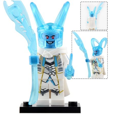 Loki Laufeyson (Frost Giant) Custom Marvel Superhero Minifigure - Minifigure Bricks
