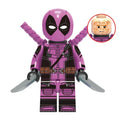 Pink Deadpool Custom Marvel Superhero Minifigure