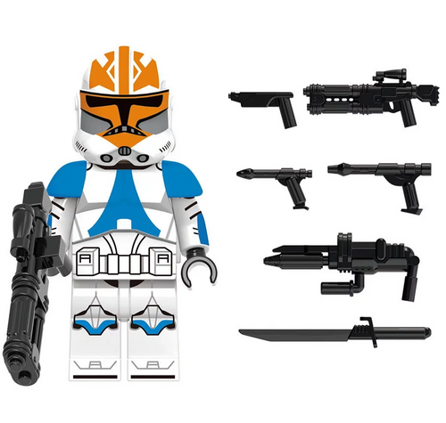 Ahsoka's Clone Troopers 332nd Company Custom Star Wars Minifigure - Minifigure Bricks