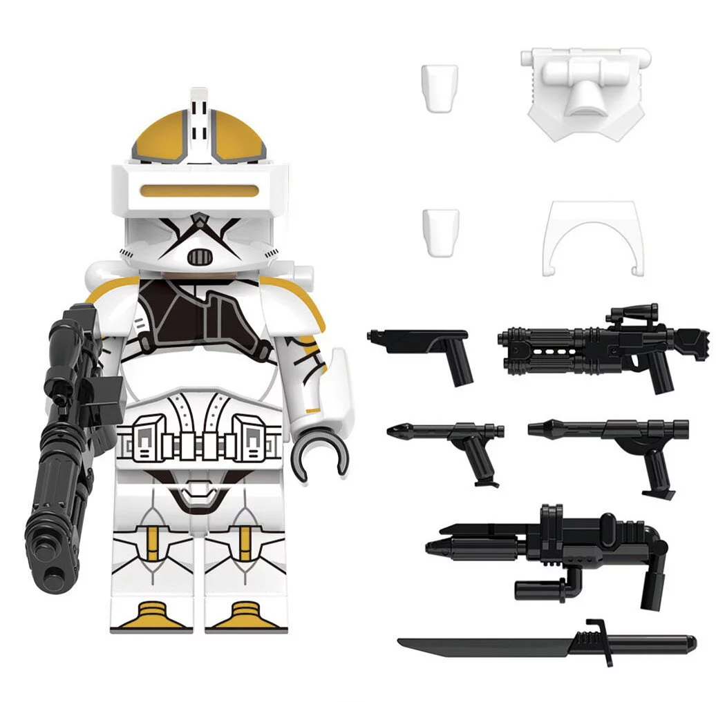 Conor the Clone Trooper Custom Star Wars Minifigure - Minifigure Bricks