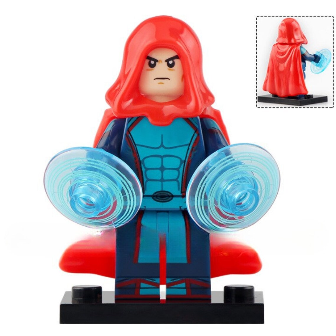 Wiccan Custom Marvel Superhero Minifigure - Minifigure Bricks