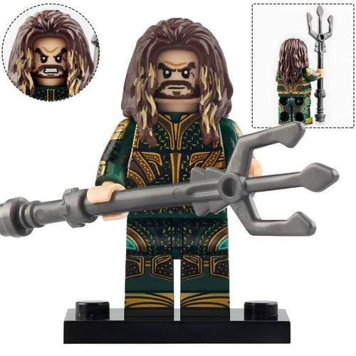 Aquaman (DCEU) Custom DC Superhero Minifigure - Minifigure Bricks