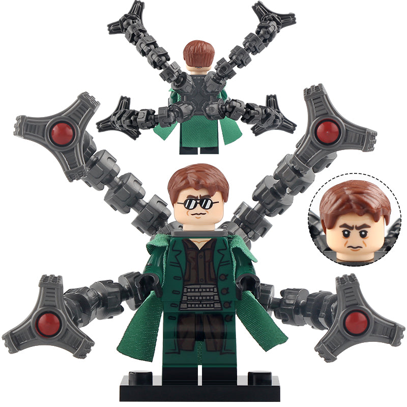 Dr. Otto Octavius from Spider-Man Custom Marvel Villain Minifigure - Minifigure Bricks