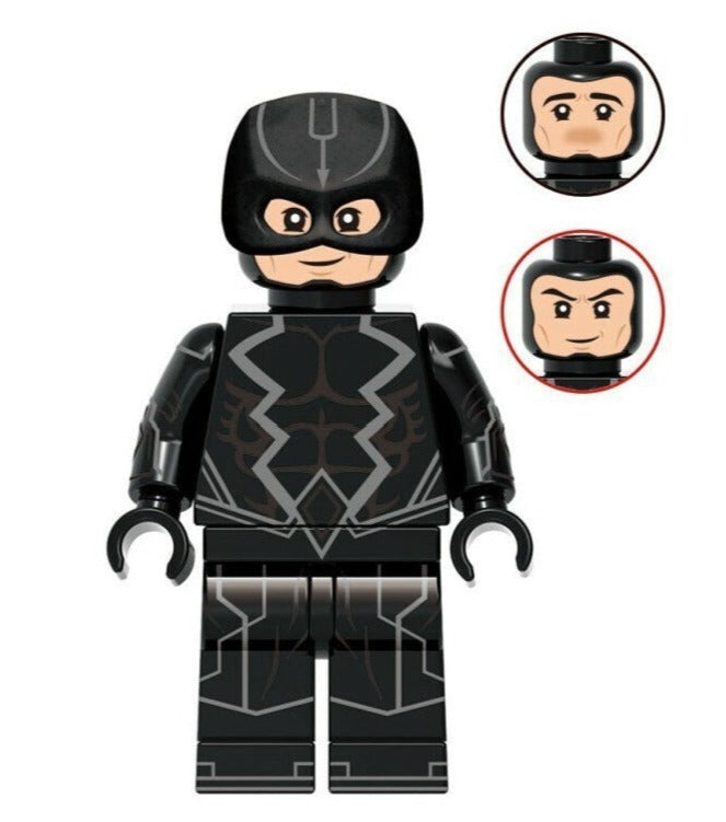 Black Bolt the Illuminati Marvel Superhero Minifigure - Minifigure Bricks
