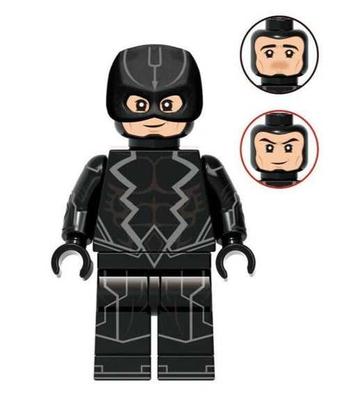 Black Bolt the Illuminati Marvel Superhero Minifigure - Minifigure Bricks