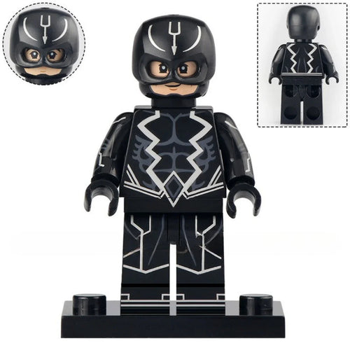 Black Bolt the Illuminati Marvel Superhero Minifigure - Minifigure Bricks